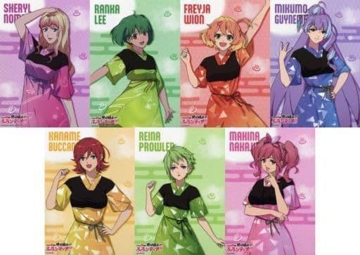 Amazon.co.jp: 全7種セット A3クリアポスター館内着Ver.マクロスΔ